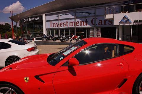 investment cars completed window